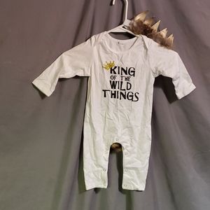 Toddler 12mo boys king of the wild things costume